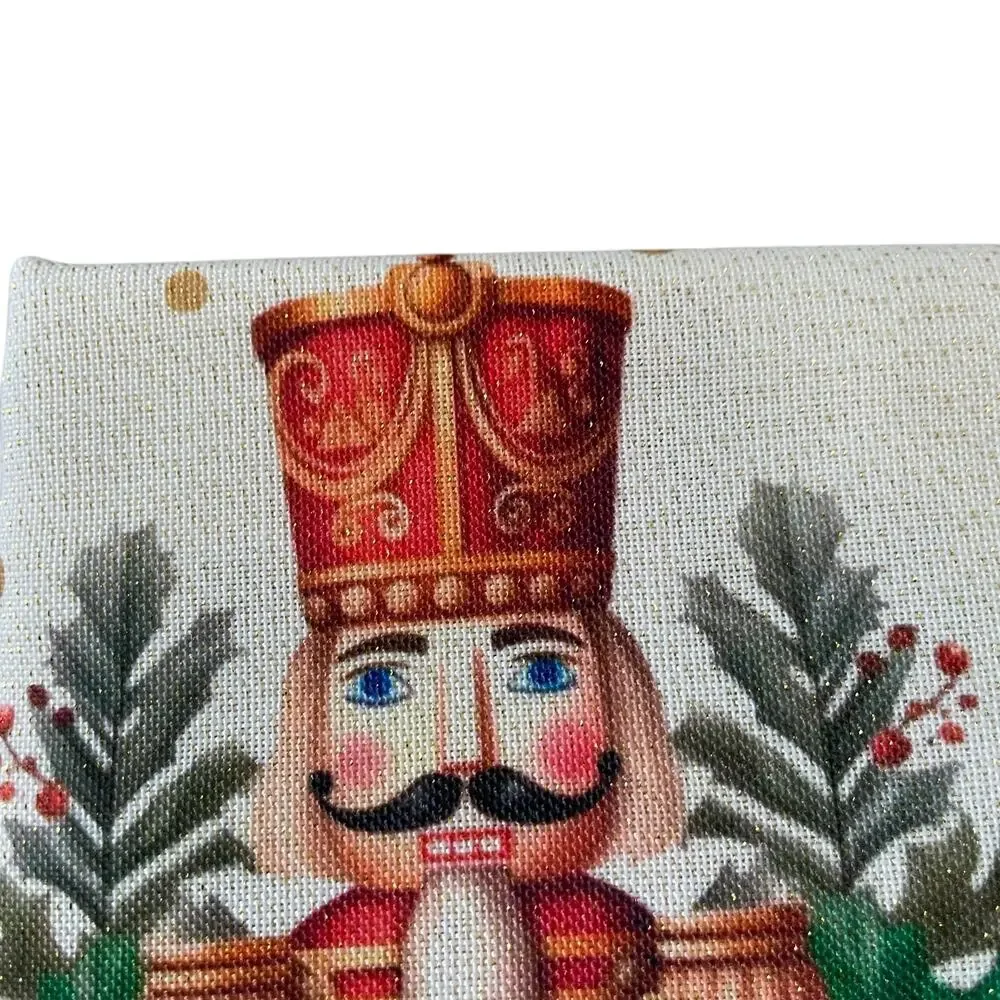 Max Studio Christmas Nutcracker 60x120 Holiday Tablecloth New